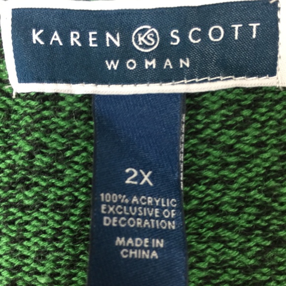 Karen Scott Holiday Gingerbread Marine Sweater - Picture 6 of 6